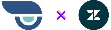 Webhook Simulator x Zendesk Logo